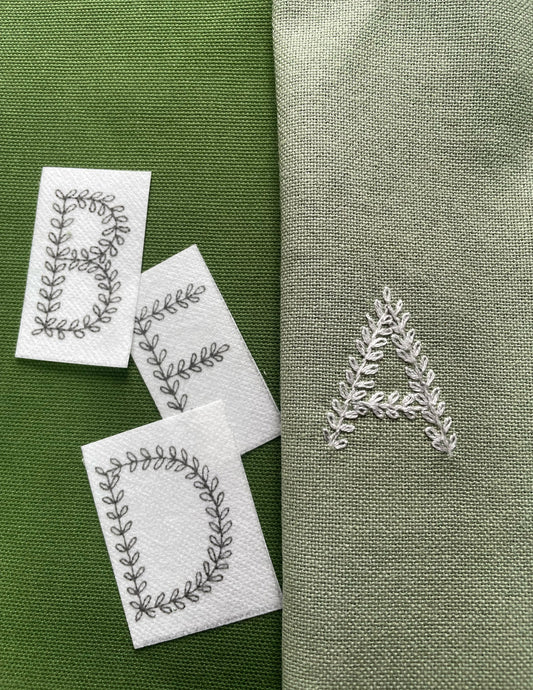 Leaf Alphabet Hand Embroidery E-Book Complete Set