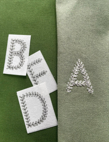 Leaf Alphabet Hand Embroidery E-Book Complete Set