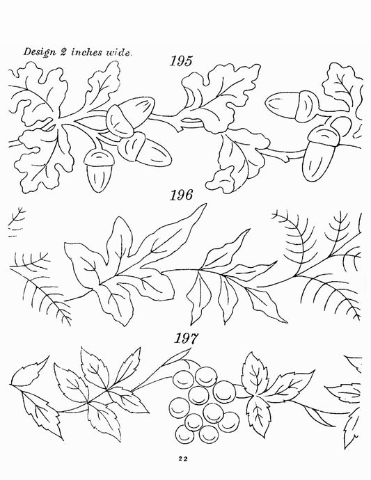 500 Embroidery Patterns The Briggs Collection