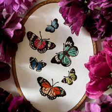 Butterflies Hand Embroidery Pattern PDF