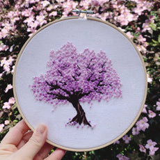 Cherry Blossom Hand Embroidery Pattern PDF