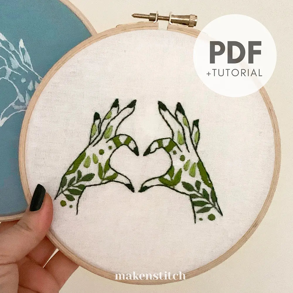 Love Hand Embroidery Pattern