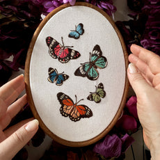 Butterflies Hand Embroidery Pattern PDF