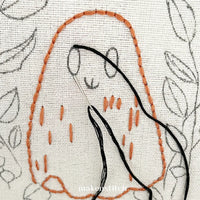 Thumbnail for Floral Ghost Hand Embroidery Pattern