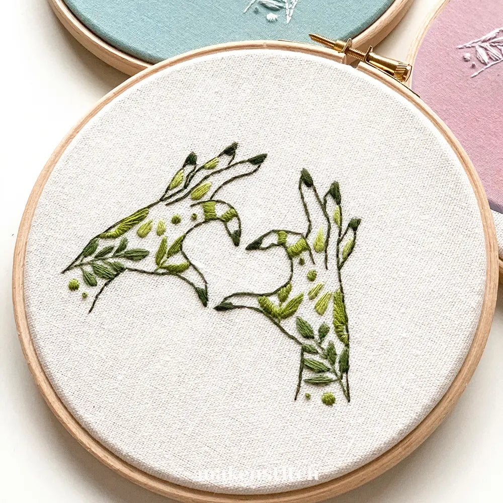 Love Hand Embroidery Pattern