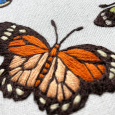 Butterflies Hand Embroidery Pattern PDF