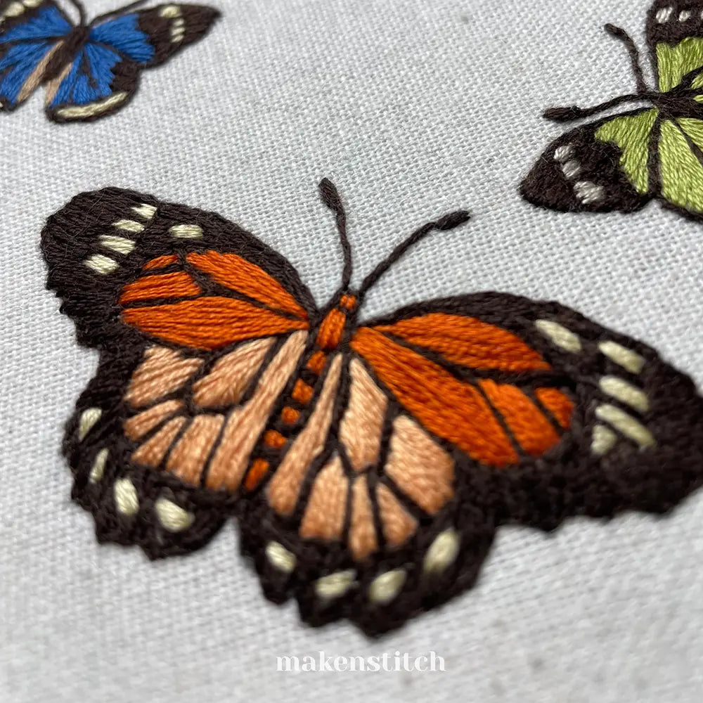 Butterflies Hand Embroidery Pattern