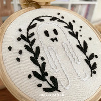 Thumbnail for Simple Ghost Halloween Hand Embroidery Pattern