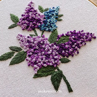 Thumbnail for Lilac Hand Embroidery Pattern