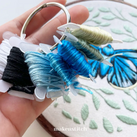 Thumbnail for Realistic Butterfly Hand Embroidery Pattern