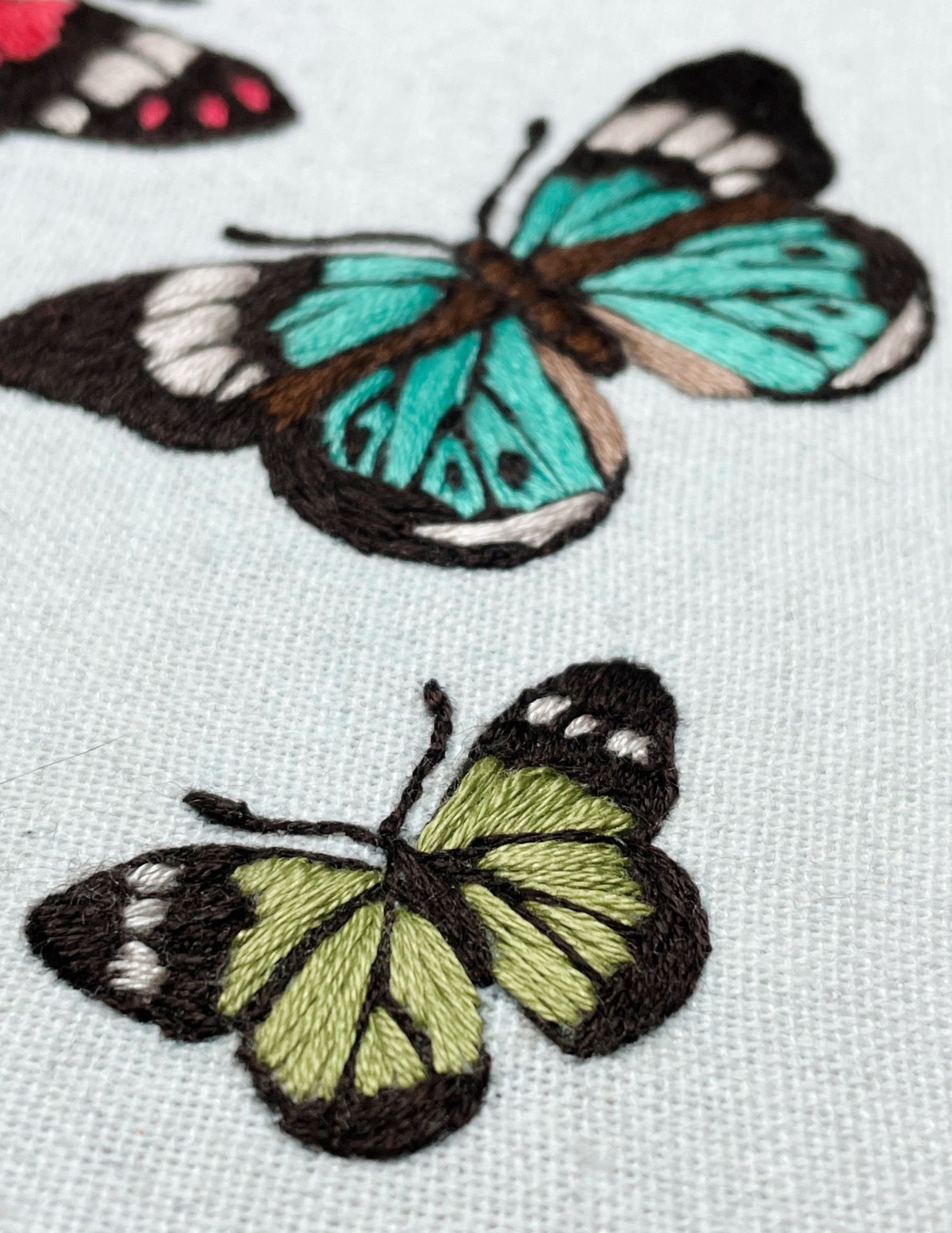 Butterflies Hand Embroidery Pattern PDF