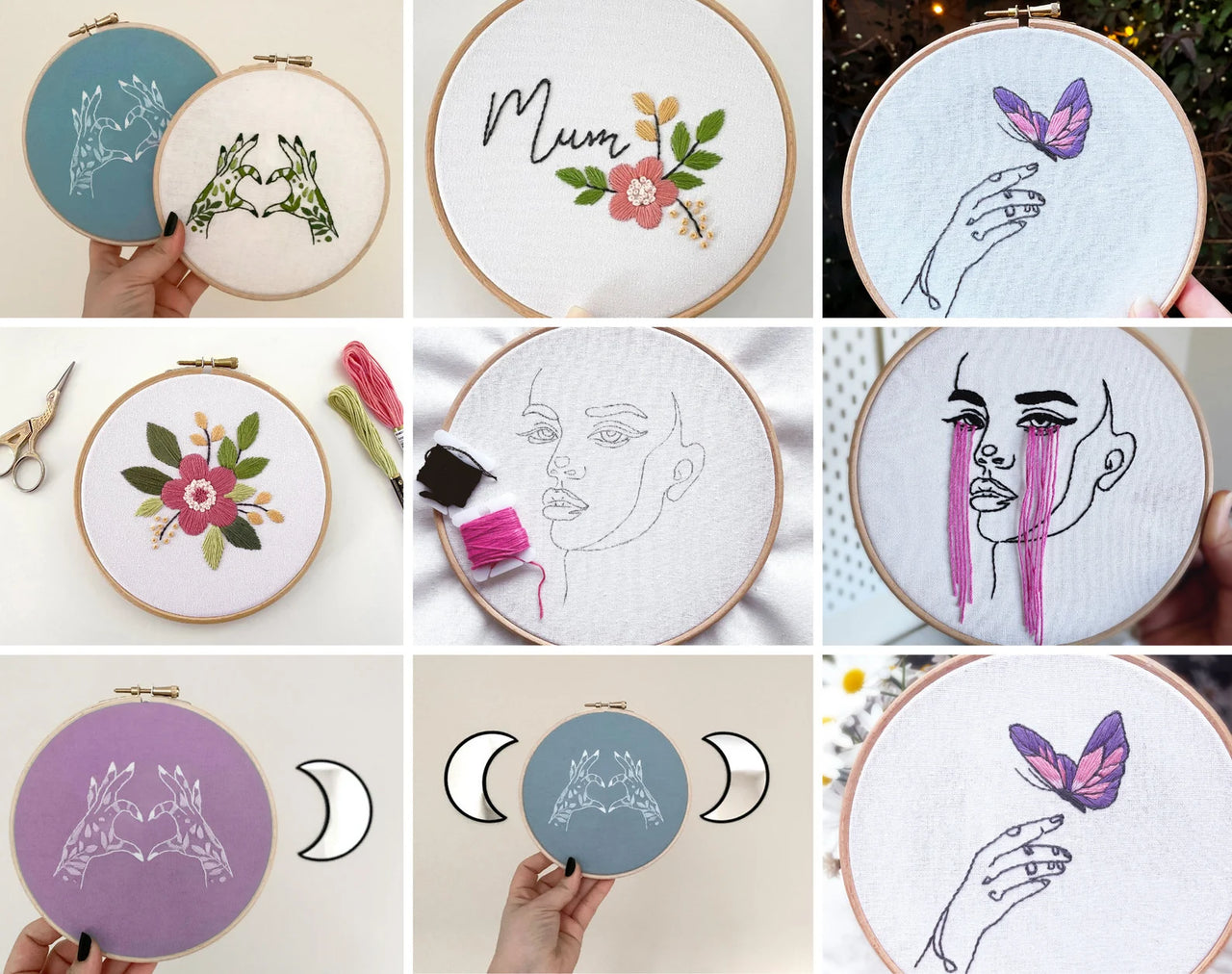 MEGA BUNDLE PACK Hand Embroidery Patterns