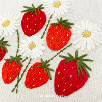 Thumbnail for Strawberry Hand Embroidery Pattern