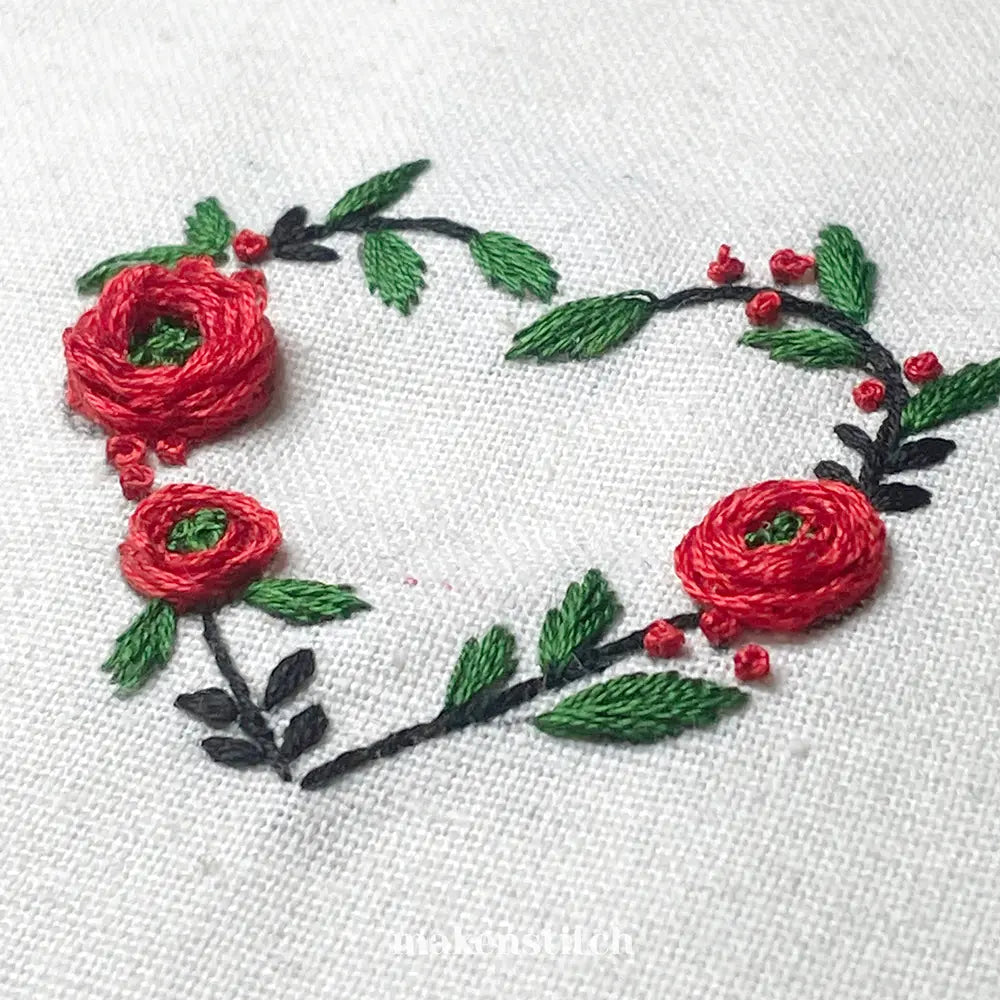 Valentine's Day Hearts Hand Embroidery Patterns