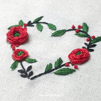 Thumbnail for Valentine's Day Hearts Hand Embroidery Patterns