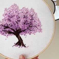Cherry Blossom Hand Embroidery Pattern PDF