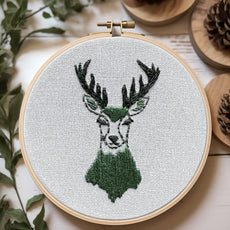 Reindeer Ornaments Set of 3 Hand Embroidery Patterns E-book