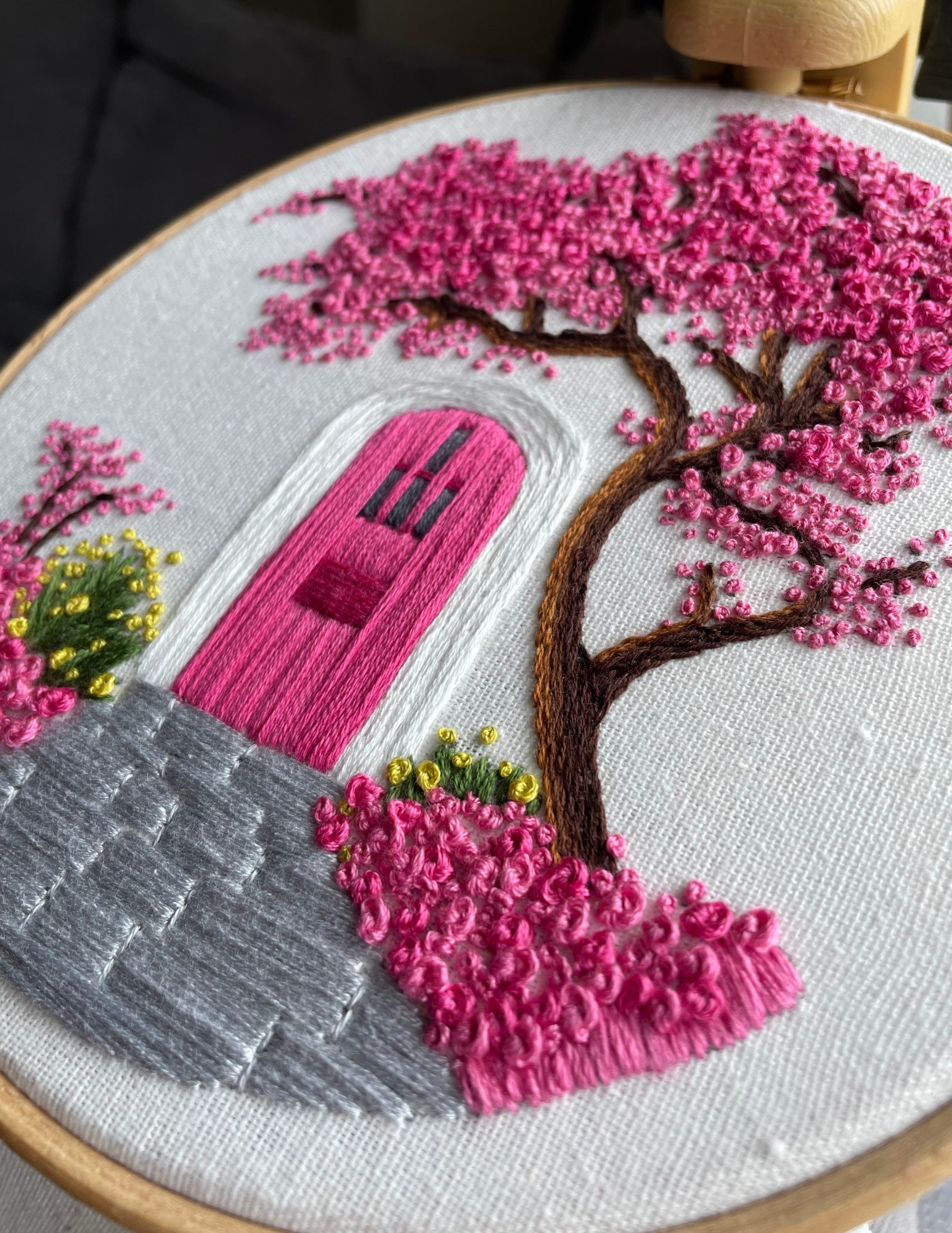 Cherry Blossom Hand Embroidery Project E-Book