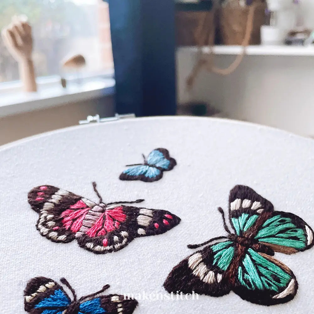 Butterflies Hand Embroidery Pattern