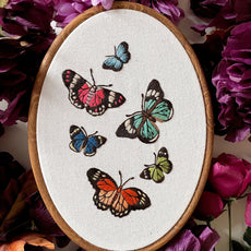 Butterflies Hand Embroidery Pattern PDF