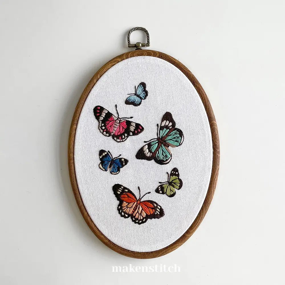 Butterflies Hand Embroidery Pattern