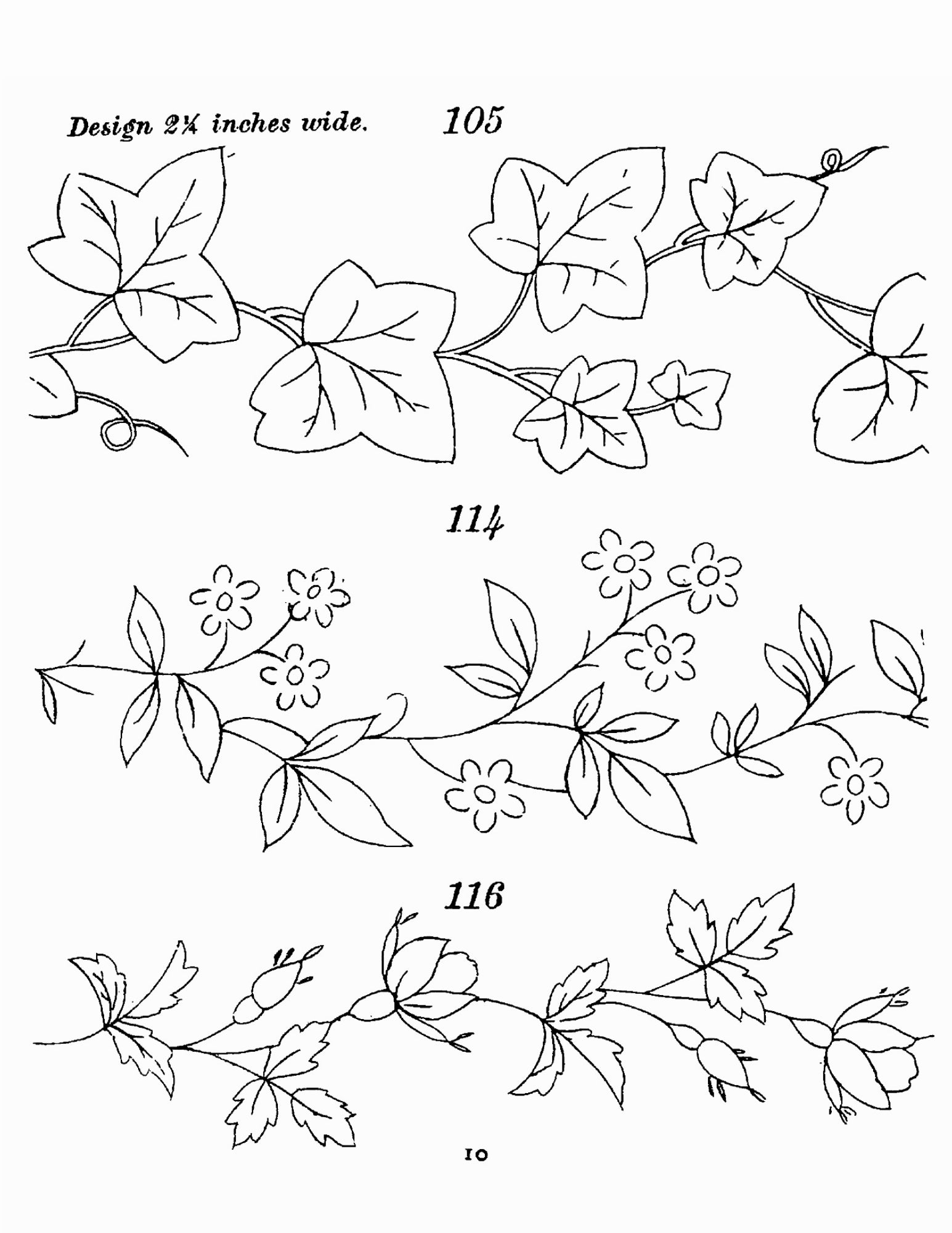 500 Embroidery Patterns The Briggs Collection