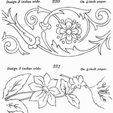 500 Embroidery Patterns The Briggs Collection