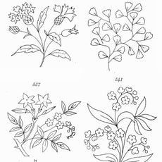 500 Embroidery Patterns The Briggs Collection