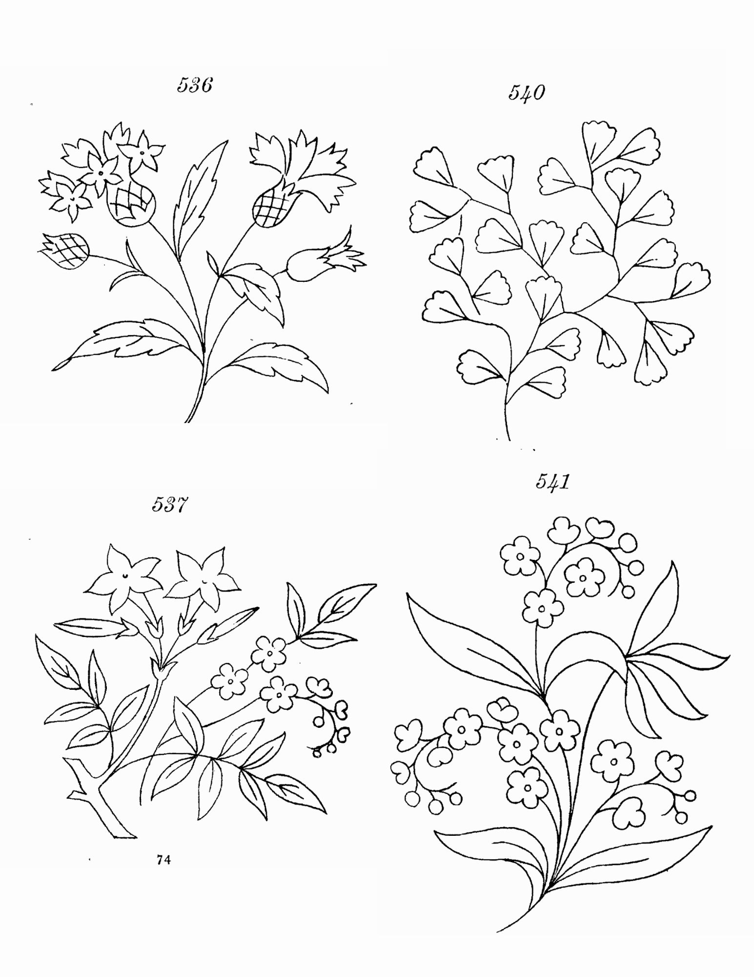 500 Embroidery Patterns The Briggs Collection