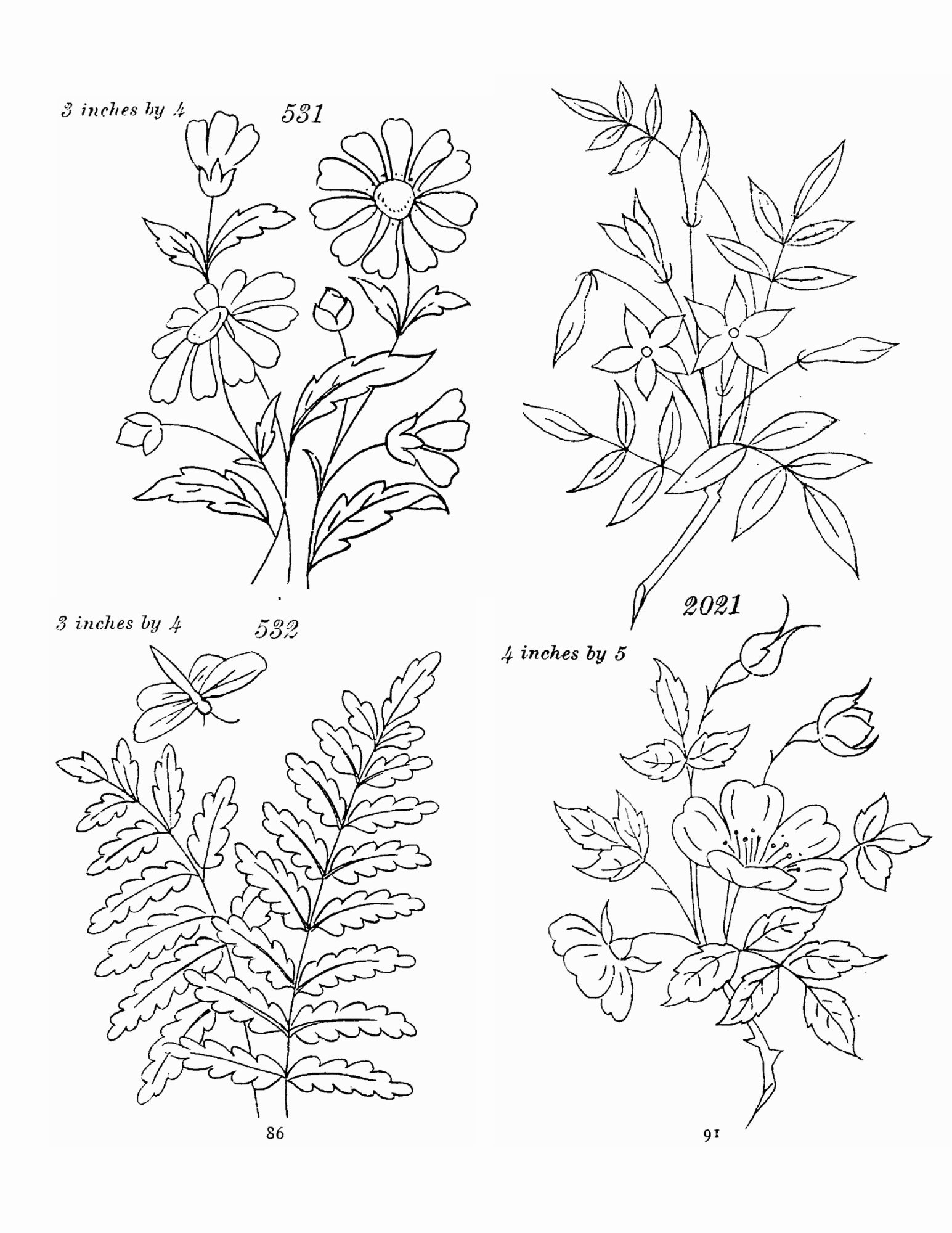 500 Embroidery Patterns The Briggs Collection