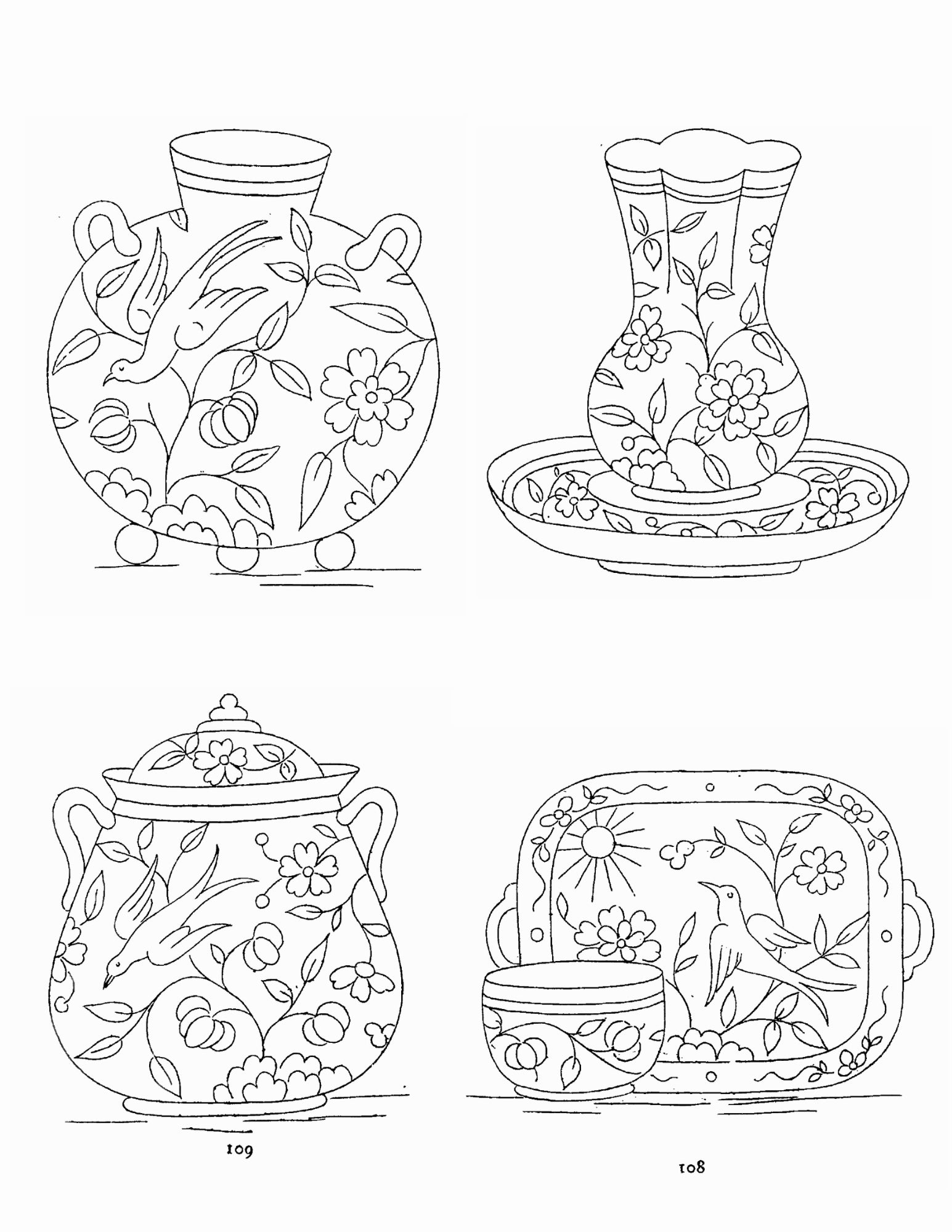 500 Embroidery Patterns The Briggs Collection