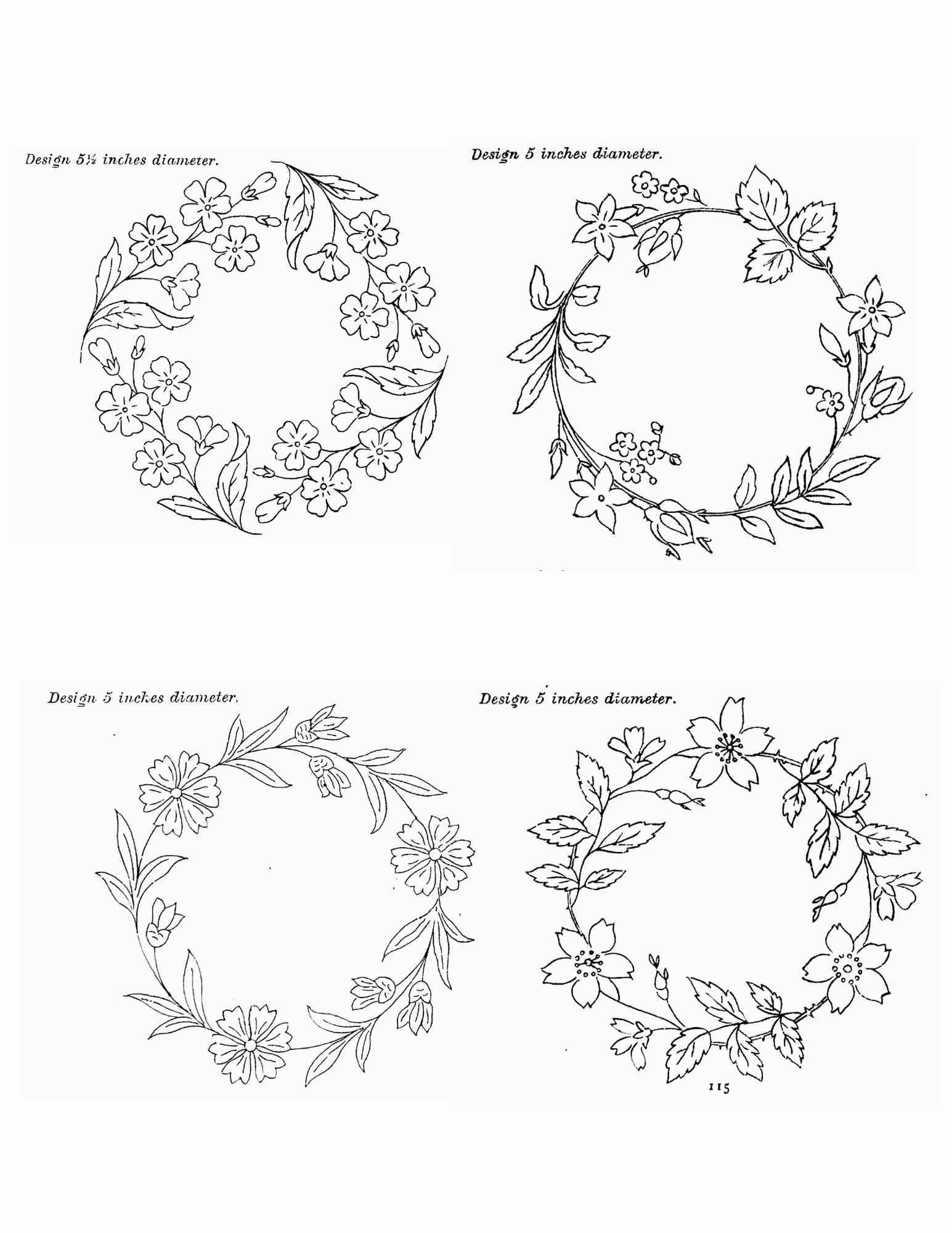 500 Embroidery Patterns The Briggs Collection