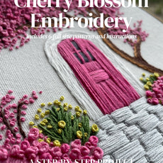Cherry Blossom Hand Embroidery Project E-Book